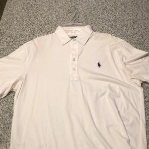 Ralph Lauren polo with seersucker collar
